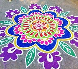 birthday Rangoli