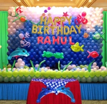 birthday Royale Stage Decoration