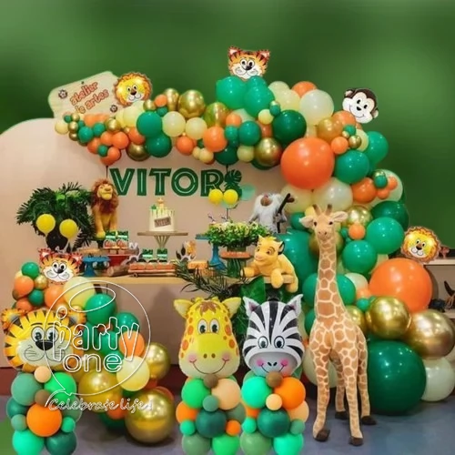 birthday Jungle Magic Theme Decoration