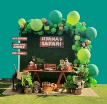 birthday Jungle Magic Theme Decoration