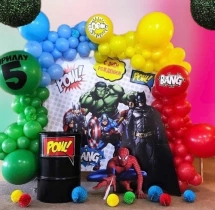 birthday Super Hero Theme Decoration