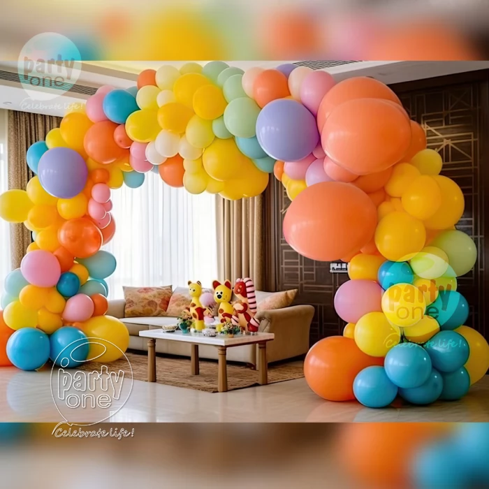 birthday Rainbow Arch Balloon Decor