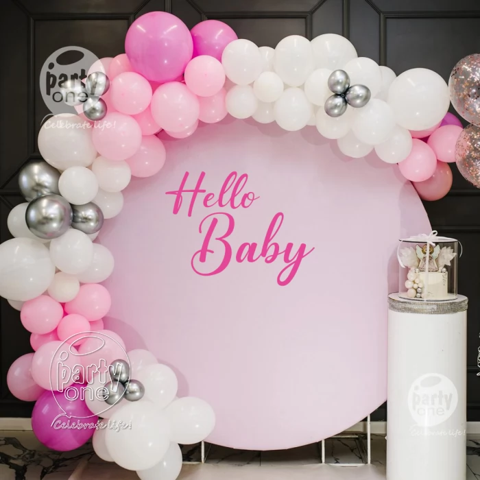 decorations Hello Baby Ring Balloon Decor