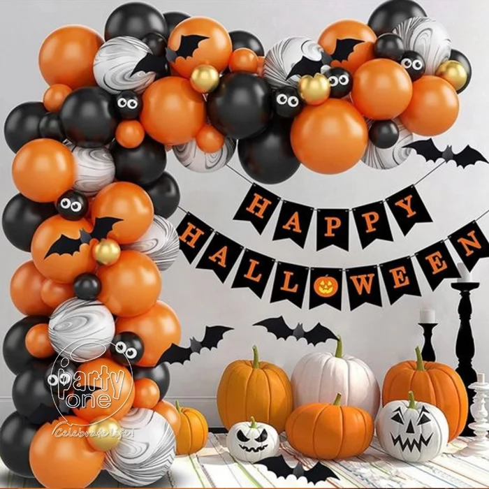 festival decorations Bats and Pumpkin Halloween Decor