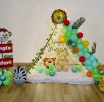 birthday Jungle Safari Theme Kids Canopy Decoration