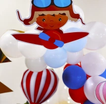 birthday Kids Aero Plane Theme Birthday Canopy Decoration