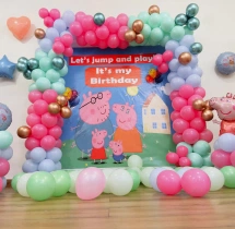 birthday Peppa Pig Theme Birthday Decoration