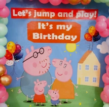 birthday Peppa Pig Theme Birthday Decoration