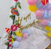 birthday Kids Canopy Birthday Candy Theme Decoration