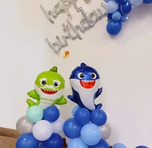 birthday Baby Shark Theme Birthday Decoration