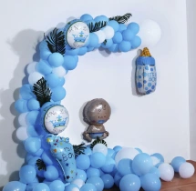 decorations Blue Half Arch Welcome Baby Decoration