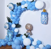 decorations Blue Half Arch Welcome Baby Decoration