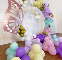 birthday Vibrant Butterfly Ring Birthday Decoration