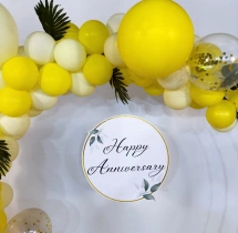 decorations Sunshine Swirl Anniversary Ring Decoration