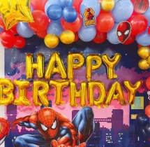 birthday Marvel Spiderman Theme Decoration