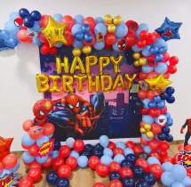 birthday Marvel Spiderman Theme Decoration