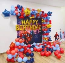 birthday Marvel Spiderman Theme Decoration