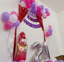 birthday Girls Lipstick Theme Birthday Decoration