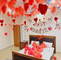 decorations Wedding Night Just Married Bedroom Decoration