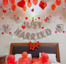 decorations Wedding Night Just Married Bedroom Decoration