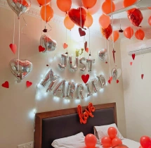 decorations Wedding Night Just Married Bedroom Decoration