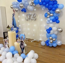 birthday Amazing Frozen Theme First Birthday Decoration