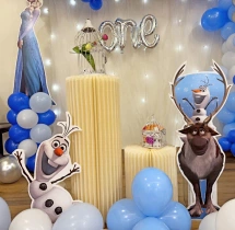 birthday Amazing Frozen Theme First Birthday Decoration