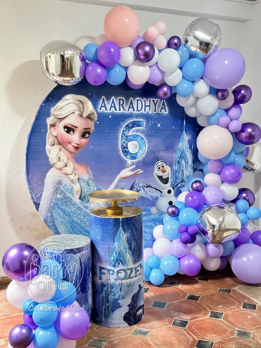 birthday Frozen Snow Bliss Ring Decor