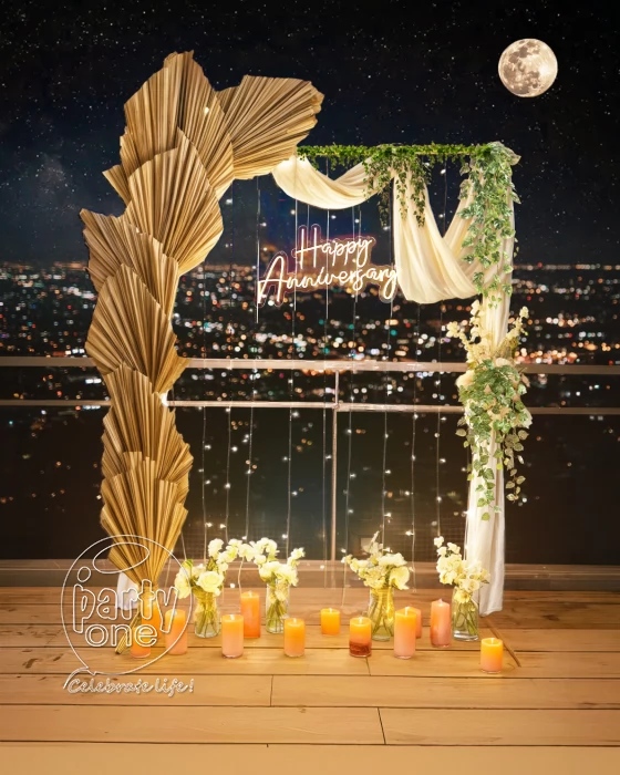 decorations Moonlit Moments Anniversary Surprise Decor