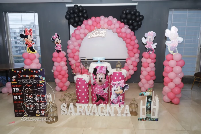 birthday Premium Minnie Theme Dream Birthday Decor