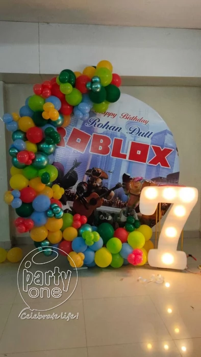 birthday Roblox Theme Game On Birthday Ring Decor