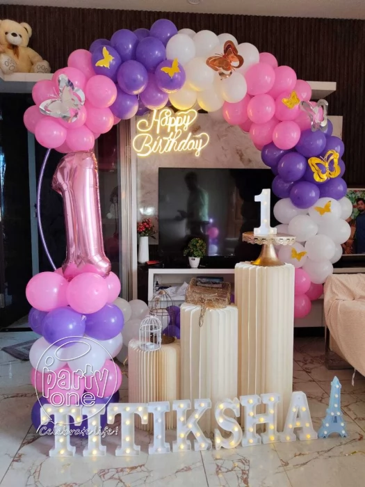 birthday Ultimate 1st Birthday Baby Girl Ring Decor