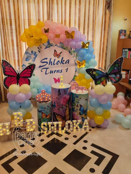 birthday Wings of Joy Butterfly Theme Decoration