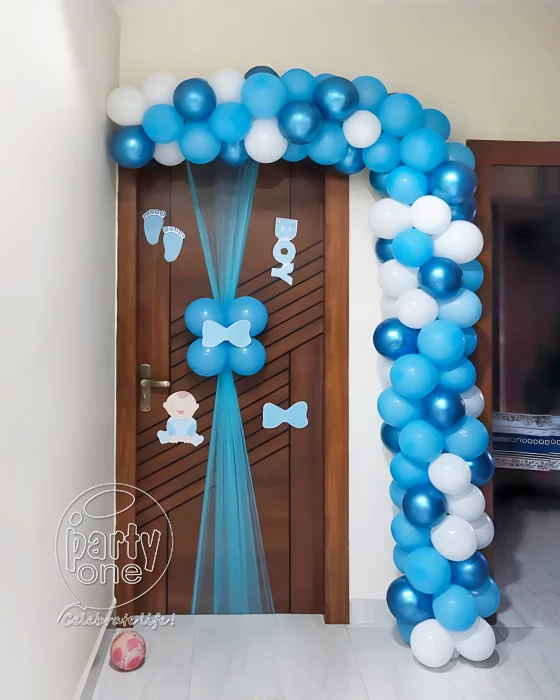 decorations Tiny Toes Baby Boy Welcome Door Decor