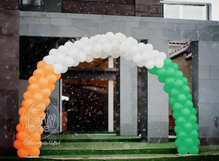 festival decorations Entrance TricolorBalloon Decoration