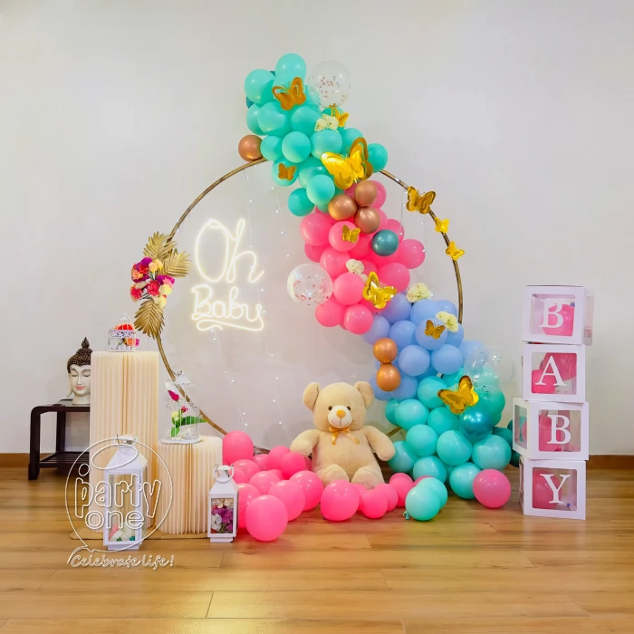 decorations Oh Baby Neon Light Baby Shower Decoration