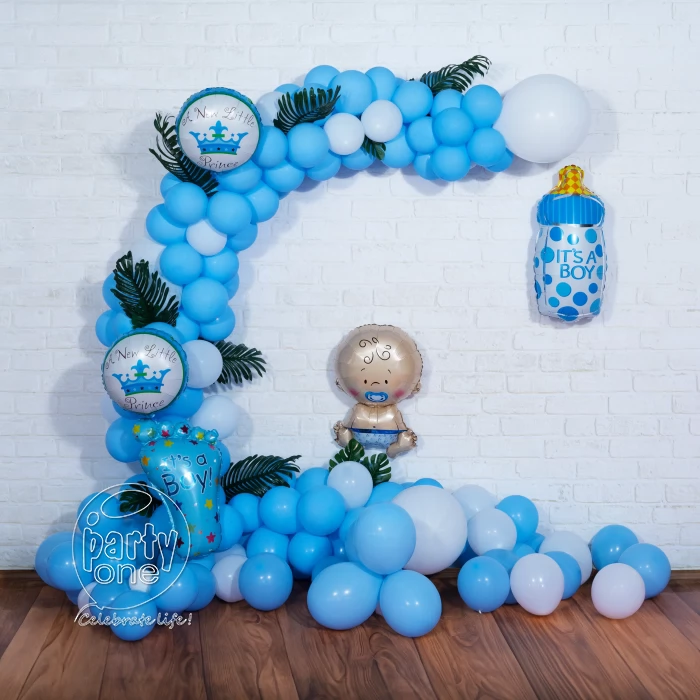 decorations Blue Half Arch Welcome Baby Decoration