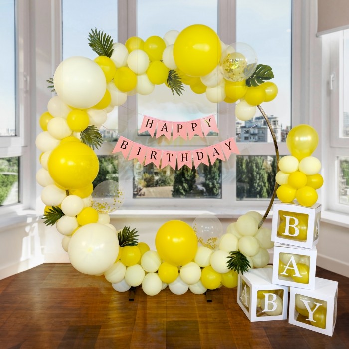 birthday Sunshine Swirl Birthday Ring Decoration