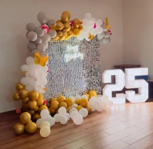 birthday Spark Silver Jubilee Birthday Bash Decor