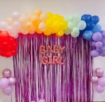 decorations Rainbow Welcome Baby Girl Decoration