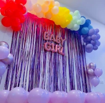 decorations Rainbow Welcome Baby Girl Decoration