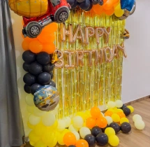 birthday Gilded Construction Theme Birthday Decor