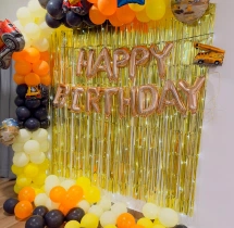 birthday Gilded Construction Theme Birthday Decor