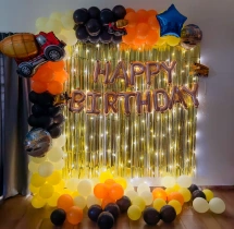 birthday Gilded Construction Theme Birthday Decor