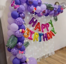 birthday Bluish Purple Delight Birthday Decoration