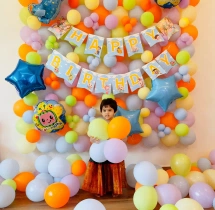 birthday Cocomelon Birthday Theme Wall Decoration