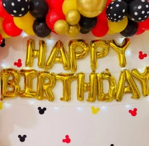 birthday Baby Boy Mickey Mouse Theme Decor