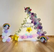 birthday Kids Unicorn Theme Birthday Canopy Decor