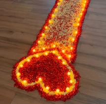 decorations Rose Petals Hearty Pathway Surprise Decoration