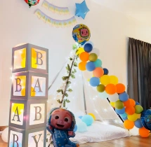 birthday Kids Cocomelon Theme Canopy Decoration